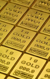 1G GRAM FINE 999.9 GOLD EDELMETALL COMBI BAR VALCAMBI SUISSE BREAKAWAY BULLION - Picture 1 of 2