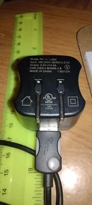 UNBRANDED WALL CHARGING BLOCK W/ MINIUSB CORD MODEL: RF-AC1U2M - Picture 1 of 3