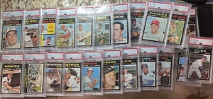 1971 Topps Lot of 22 Fresh From PSA! High #, Rookies, HOF. Munson. PSA 7's! - Picture 1 of 23