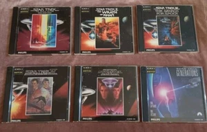Lot of 6 STAR TREK CD-i Movies (2CD) Motion Picture, II, III, IV, V, Generations - Picture 1 of 19