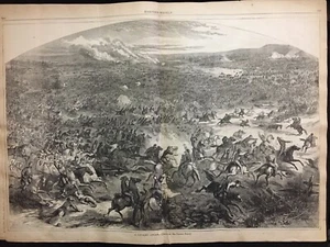 Thomas Nast Cavalry Attack-Virginia Raid 1863-Civil War Louisiana Butte la Rose - Picture 1 of 14