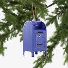 Personalized Mailbox Ornament, Mail Box Ornament, Mailman Postman Car Ornament