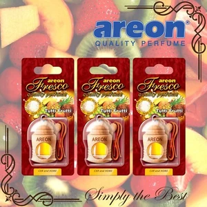 3x Areon Fresco Tutti Frutti Lufterfrischer Auto Home Office Parfüm dauerhafter Duft - Bild 1 von 9