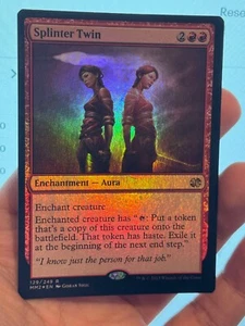 1X FOIL Splinter Twin FACTORY ERROR MISPRINT MTG Magic MM2 Modern Masters 2015 - Picture 1 of 5