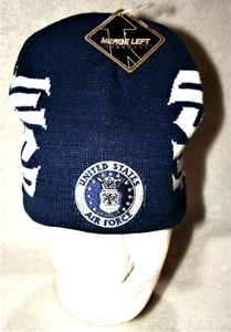 USAF Air Force Academy Falcon NCCA Football Blue Knit Cap Hat New NOS OSFM - Picture 1 of 5