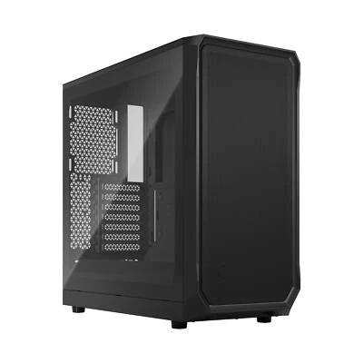 Fractal Design Focus 2 Black ATX Gaming Gehäuse Clear Tint TG FD-C-FOC2A-01 - Bild 1 von 4