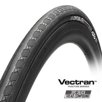 Tubeless Ready Road Tyre 700 x 28c Tufo Comtura TLR - Black 28mm Cycling EU MADE - image 1 of 4