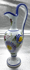 Hb Henriot Quimper Pottery Floral 7.5â€� Vase Signed by Artist