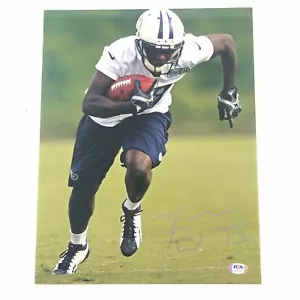Kendall Wright signed 11x14 photo PSA/DNA Tennessee Titans Autographed - Picture 1 of 3