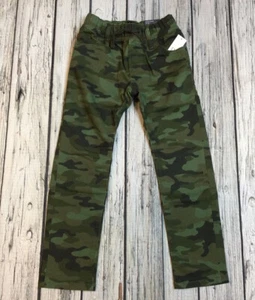 Pantalones de mezclilla ajustados elásticos altos camuflaje pequeños Gap para niños 6-7. Nuevo con etiquetas - Imagen 1 de 6