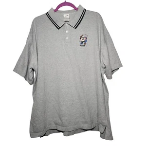 Warner Bros Polo Weekend Wildman Tazmanian Devil Fishing Size XXL - Picture 1 of 5