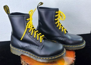 Doc Martens 1460 W Glattleder Damen Stiefel 7 US Schwarz Dr. Martens Docs - Bild 1 von 10