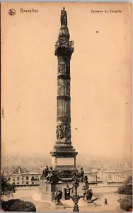Postcard Belgium Brussels Colonne du Congres Congress Column - Picture 1 of 2
