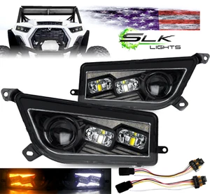 Polaris RZR LED Headlight Switchback XP Turbo 1000, 900, General (Black Pro SB) - Picture 1 of 9