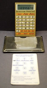 Seiko Instruments Electronic Phone Card / Calculator, Model DF-210, NORDSTROM - Picture 1 of 5