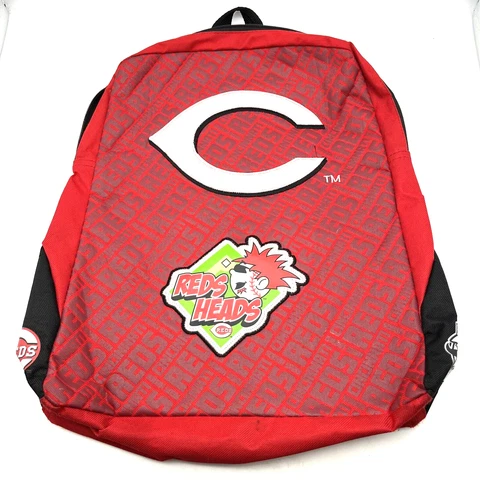 Cincinnati Reds Success Bag Red Heads Backpack Book Bag Unisex Red Cover