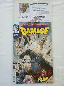 Damage #2 vol. 2 (VFNM) DC Comics 2019 signed Robert Venditti (writer) - Picture 1 of 16