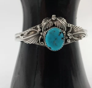 Armreif 0,925 Sterlingsilber mit Türkis - Bild 1 von 10