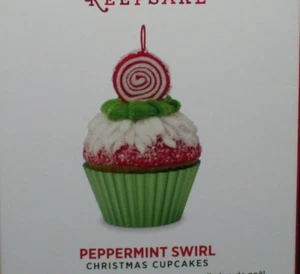 Hallmark 2016 Peppermint Swirl - Weihnachten Cupcakes 7. - Neu im Karton - Bild 1 von 14