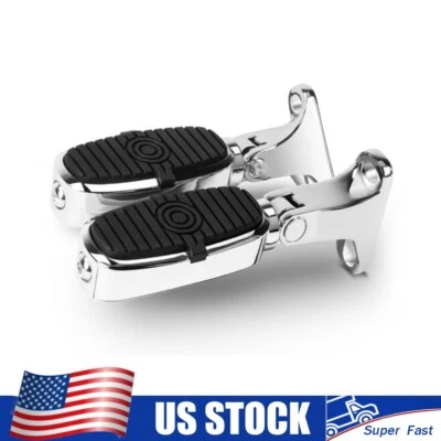 Rear Passenger Footpegs w/ Peg Mount Fit For Harley Touring Road Glide 1993-2023 - Изображение 1 из 4