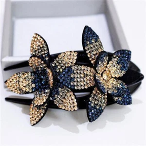 Fashion Women Rhinestone Flower Duckbill Hair Claws Hair Clip Accessories# - Picture 1 of 65