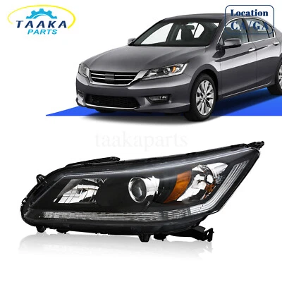 Fit For 2013 2014 2015Honda Accord  Halogen  Headlight Headlamp Driver Side Left — 第 1/4 张图片