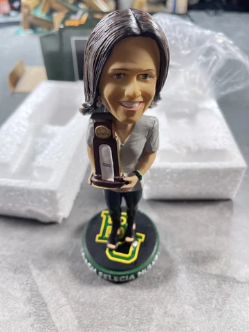 Baylor Coach Felicia Mulkey 5 Time National Champions Bobble Head  Acrobatics Cover