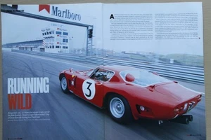 Original CC 2003 extracted mag article: 1965 BIZZARRINI A3C Le Mans class winner - Picture 1 of 2