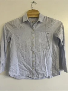 Vineyard Vines Shirt Button Up Preppy Casual Lightweight Women’s Size 8 Pocket - Picture 1 of 6
