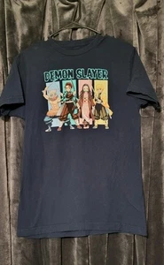 NEU Demon Slayer Anime Herren Gr. M Tanjiro Kimetsu schwarz Shirt - Bild 1 von 2
