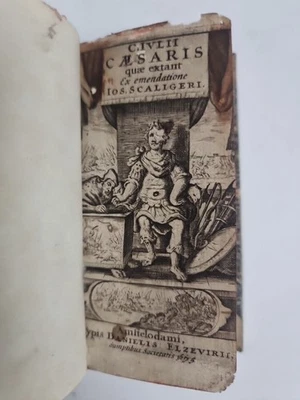 Caesar, Julius; C. lulii Caesarisquae extant exemendatione Ios.Scaligeri 1675 - Image 1 of 4