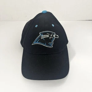 Carolina Panthers NFL Black and Blue Strapback Hat Cap / Football / Adult - Picture 1 of 4