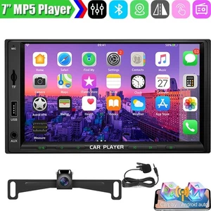 7" Car AM Radio Apple/Andriod Carplay GPS Car Stereo Touch Screen 2 Din Palyer - Picture 1 of 14
