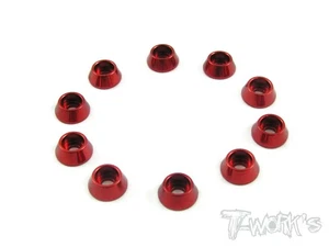 TA-003R T-Works Rondella Piatta Rosso Torre Ammortizzatore 1:8 Buggy (10) - Foto 1 di 1