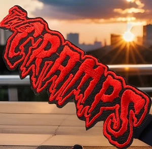 🔥 The Cramps Iron / Sew On Embroidered Patch Punk Rock Metal Clothing Jacket - Picture 1 of 4