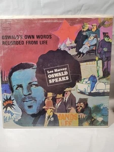  Lee Harvey Oswald Speaks LP Vinyl Record Eyewitness Records INCA Factory Sealed - Picture 1 of 3