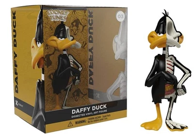 Figura de arte de vinilo XXRAY Looney Tunes Pato Lucas visión 4D por Jason Freeny Foto 1 de 2