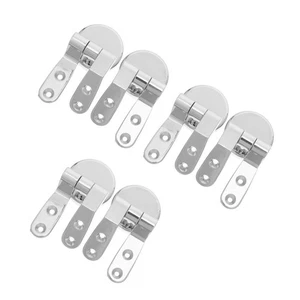 6 Stück WC Scharnier verstellbar WC Schrauben Muttern Unterlegscheiben WC Ersatz - Bild 1 von 12