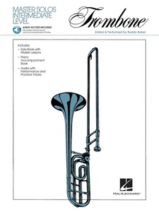 Master Solos for Trombone Piano Classical Sheet Music Play-Along Book Audio - Picture 1 of 1