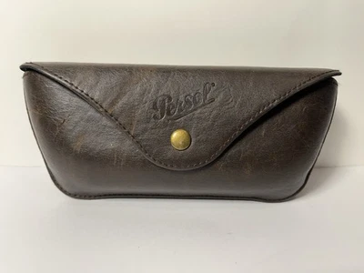 Gafas de sol Persol Anteojos Cuero Marrón Estuche rígido Arañazos LEER Foto 1 de 4