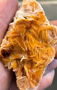 ORANGER BARYT KRISTALL CLUSTER - Bild 1 von 10