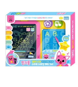 Pinkfong Color LCD Smart Drawing Pad Set Kid Drawing Play Art Toy - Picture 1 of 9