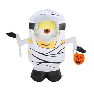 GEMMY Inflable Halloween Minion STUART VESTIDO DE MOMIA 3.2’ ¡NUEVO! ¡HALLAZGO RARO! - Imagen 1 de 3