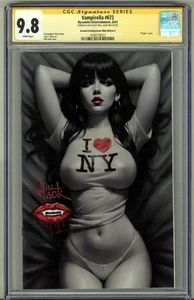 VAMPIRELLA #672 CGC 9.8 SS SIGNED REMARK SKETCH WILL JACK VIRGIN COVER VERY RARE - Picture 1 of 4