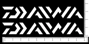 Daiwa Fishing Company Logo gestanzte Aufkleber 10" 2er-Pack Outdoor Vinyl - Bild 1 von 8