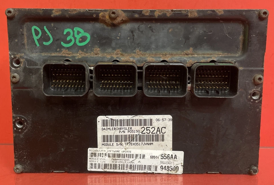 08-09 CARAVAN 3.8L ECM ECU P68044556AA 68044556AA Warranty - Image 1 of 3