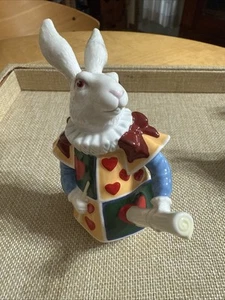 Keramik 4 1/2 Zoll Hase aus Alice im Wunderland von Candle Creations - Bild 1 von 5