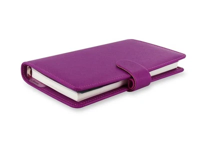 Filofax A6 PER Compact SAFFIANO Raspberry Planer Timer Terminplaner 15mm Ringung - Bild 1 von 4