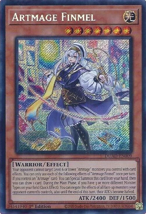 Artmage Finmel (DUAD-EN009) - Secret Rare - 1st Edition - Image 1 of 1