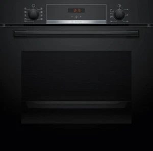 Backofen Bosch Schwarz Hydrolyse Pizzafunktion Teleskopauszug HBA534EB3 NEU A+ - Bild 1 von 7